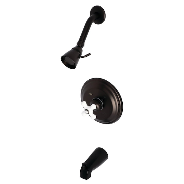 Tub and Shower Faucet, Oil Rubbed Bronze, Wall Mount